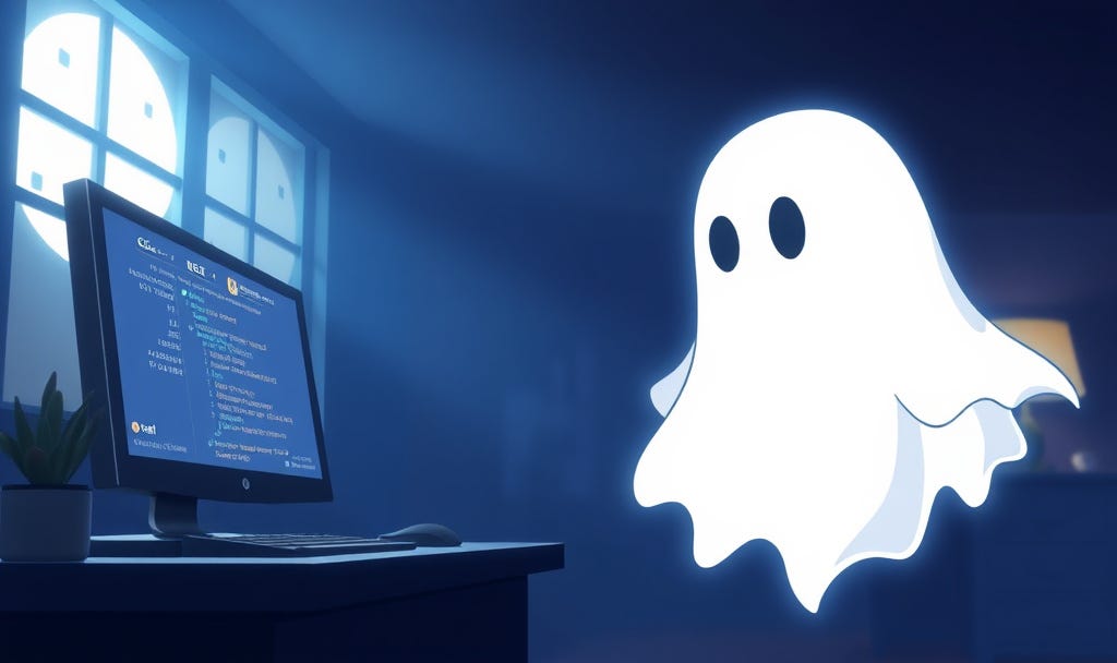 When the Ghost enters the Simulated Chat image from the original Advisory Hour post.