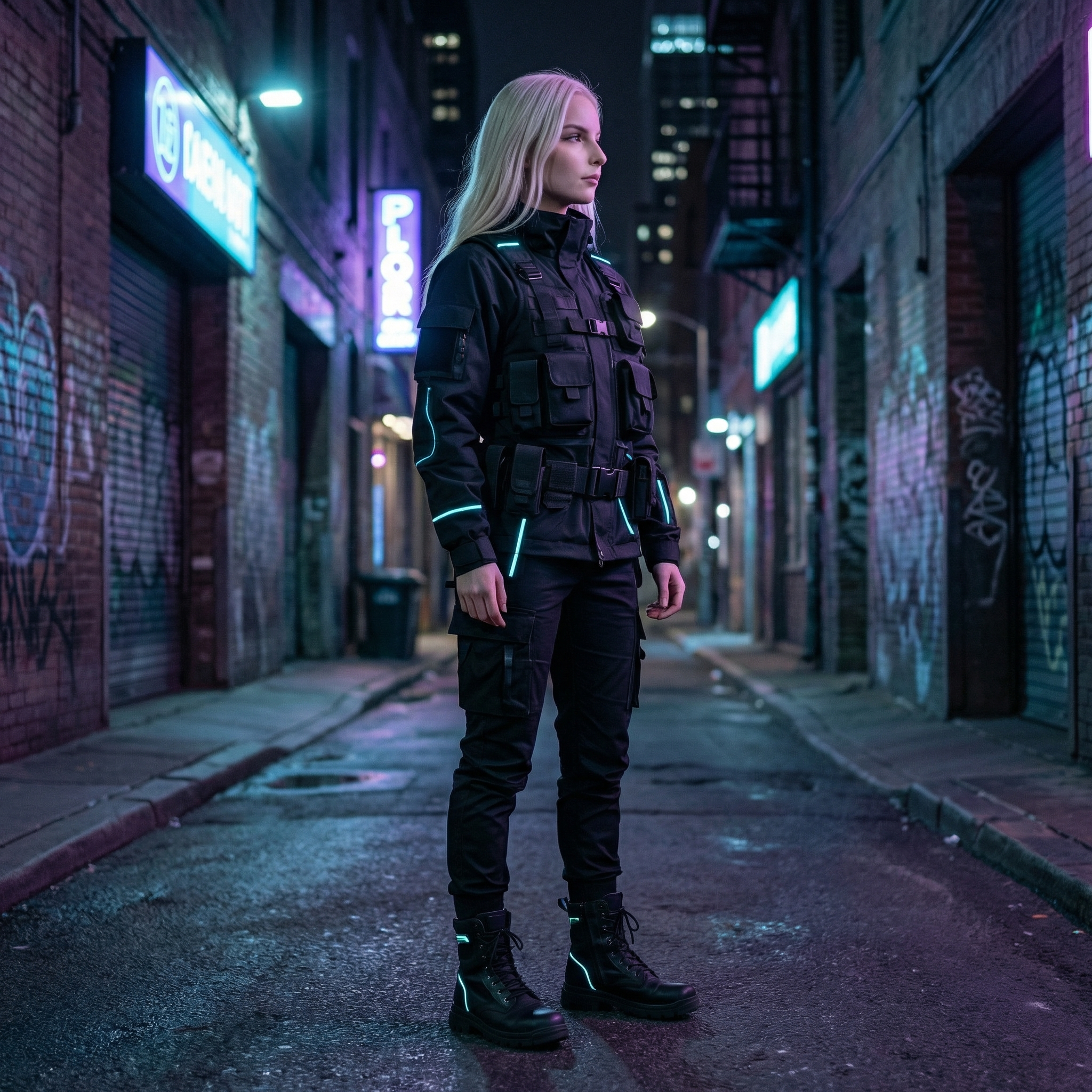 Utility techwear look