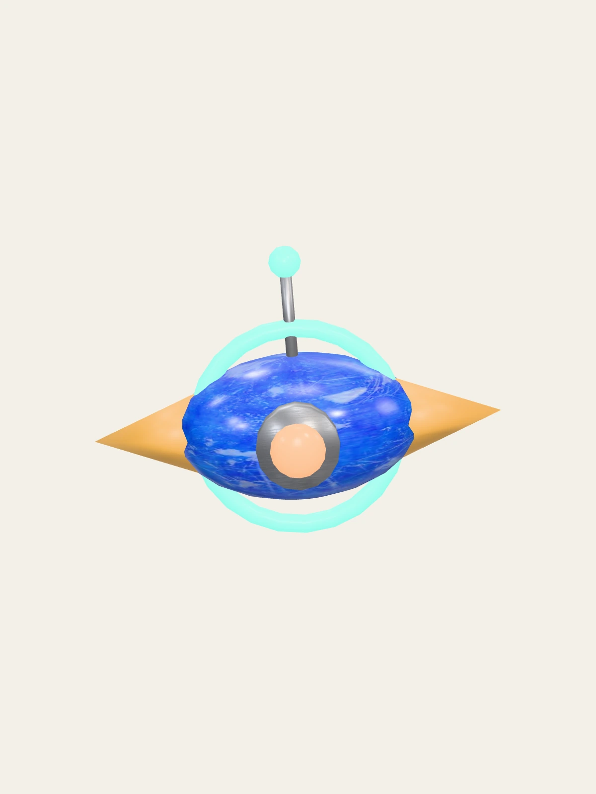 Island V4 Mote, front model view.