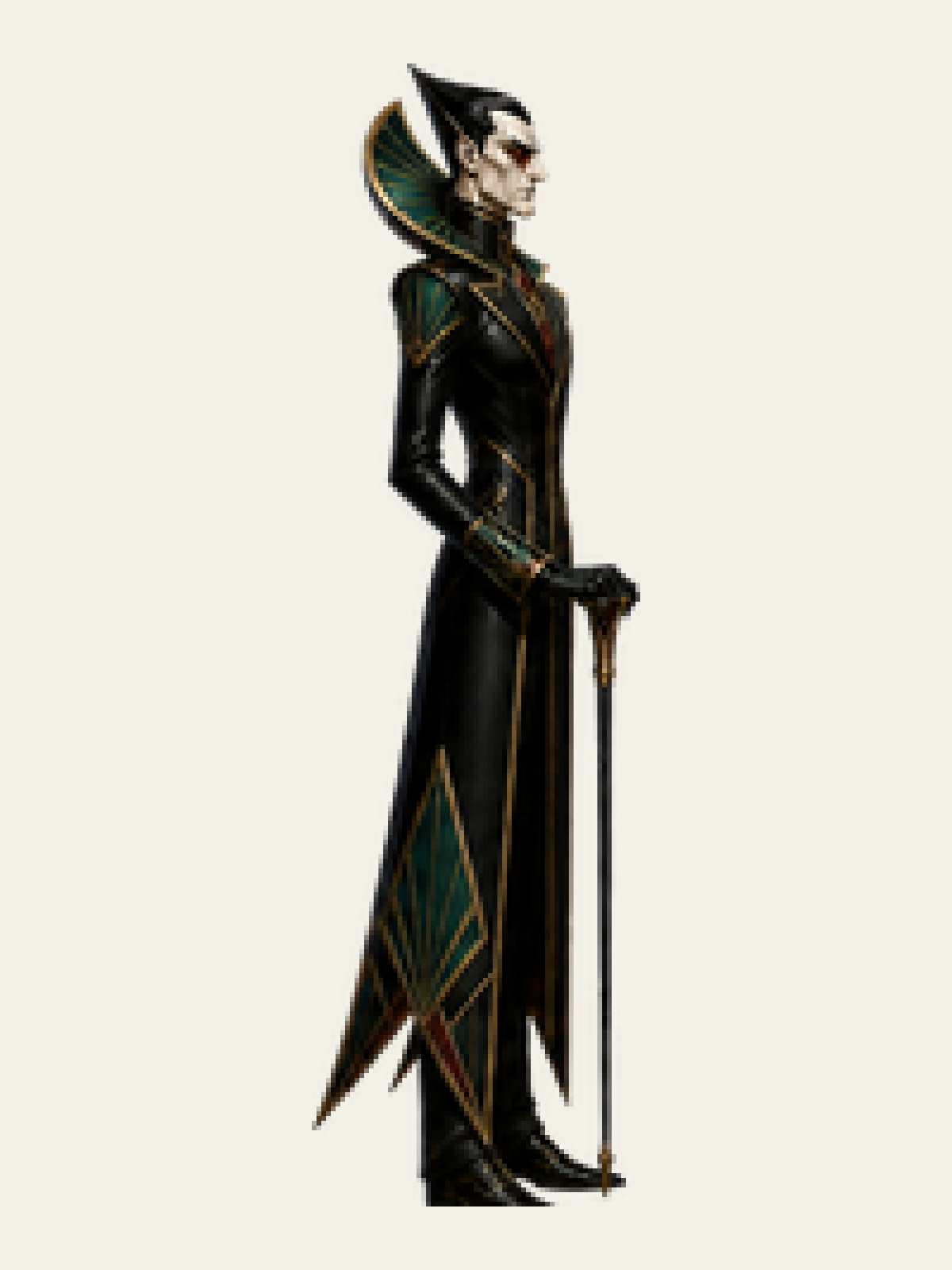 Mr Blank in the original game artwork.