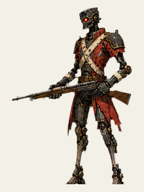 REDCOAT FUSILIER in the original game artwork.