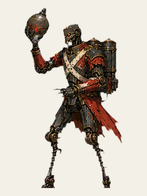 REDCOAT GRENADIER in the original game artwork.