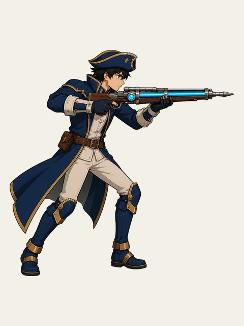 Founderman in the original game artwork.