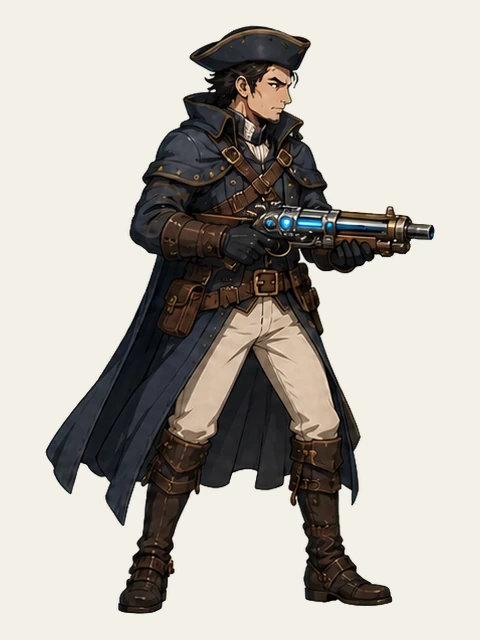 Paul Revere in the original game artwork.
