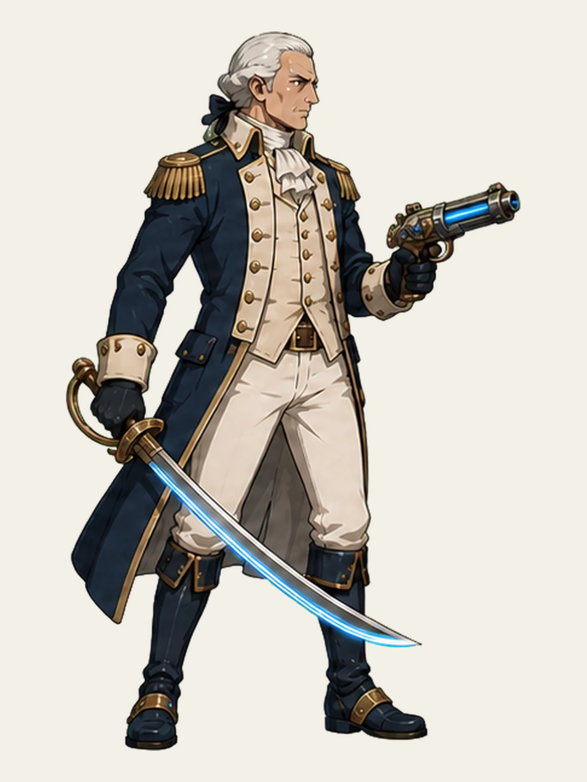 George Washington in the original game artwork.