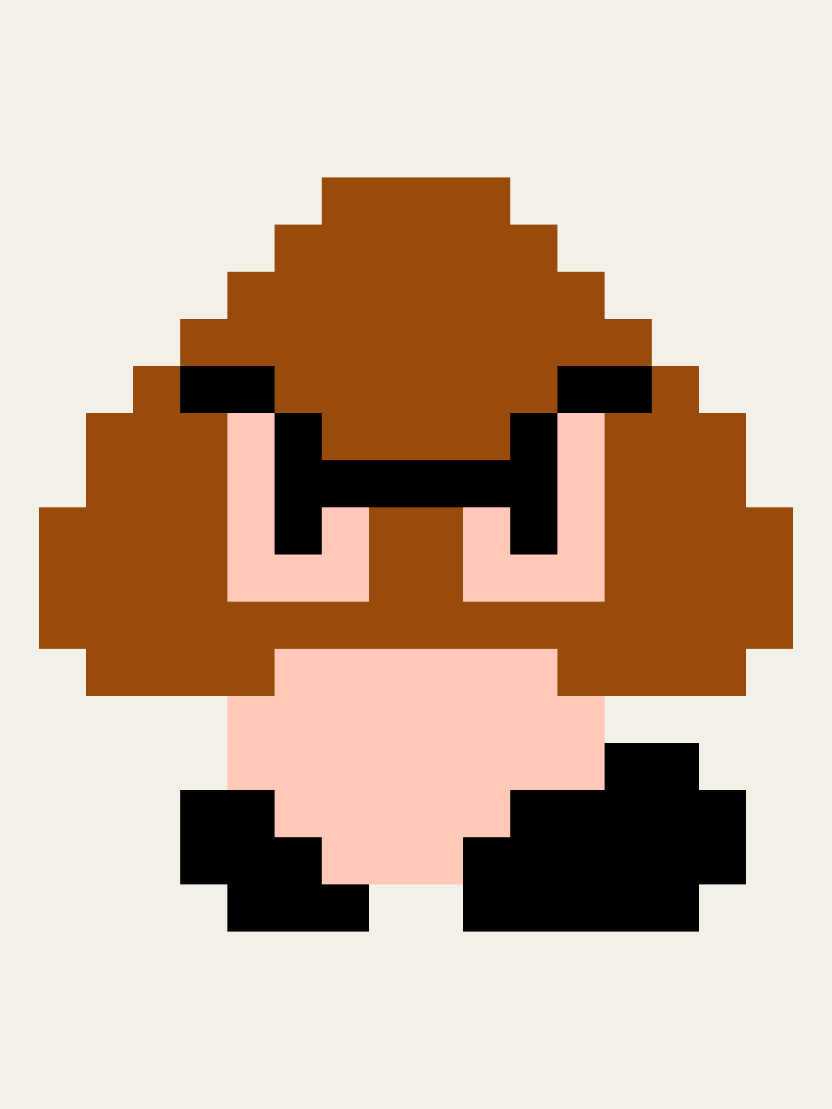 Retro Goomba in the original game artwork.
