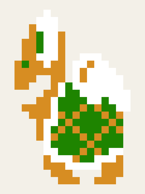 Retro Paratroopa in the original game artwork.