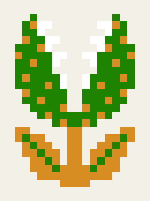 Retro Piranha Plant in the original game artwork.