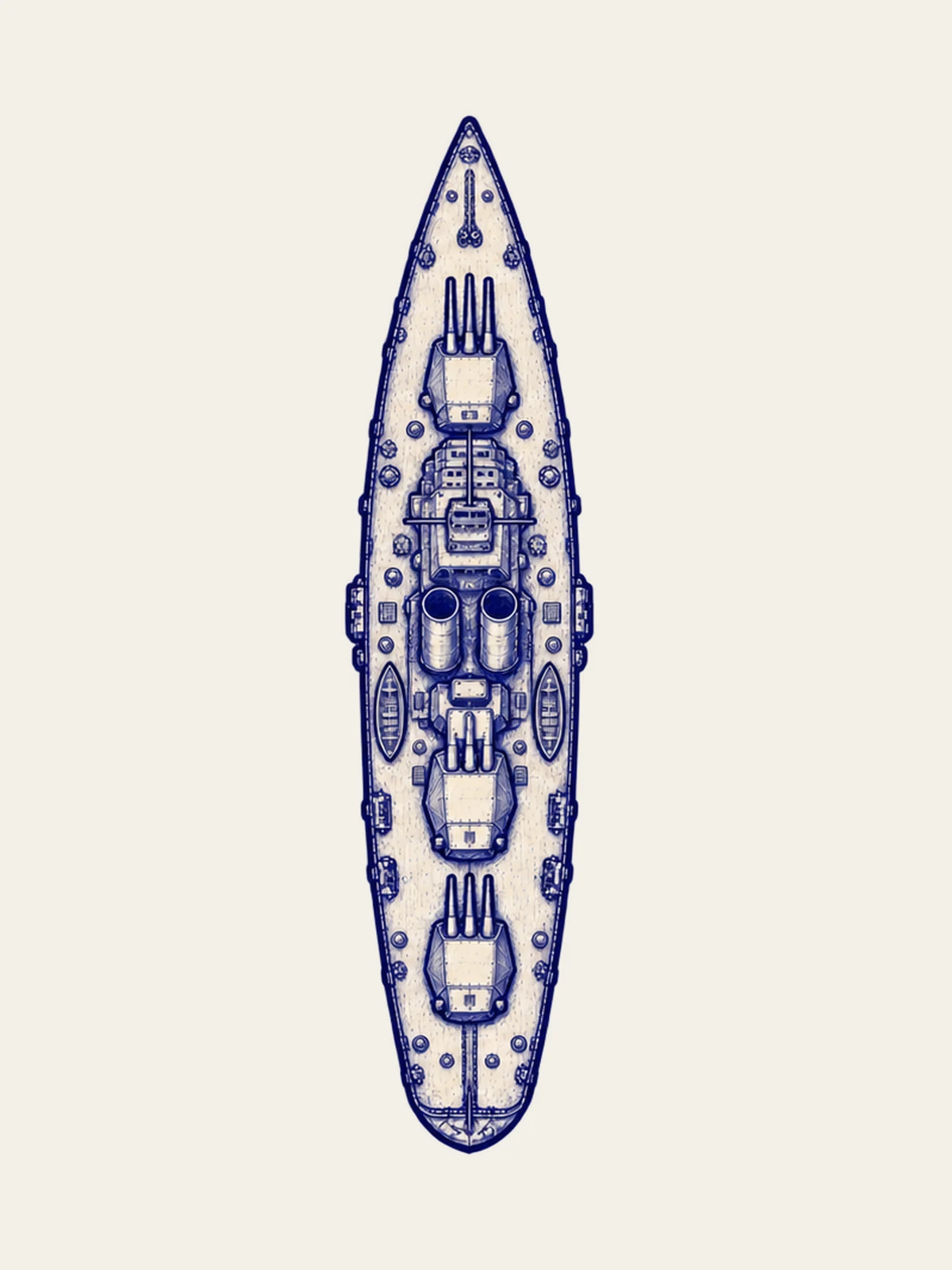 Battleship in the original game artwork.