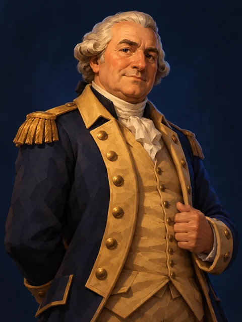 Proposed illustration of Baron von Steuben.