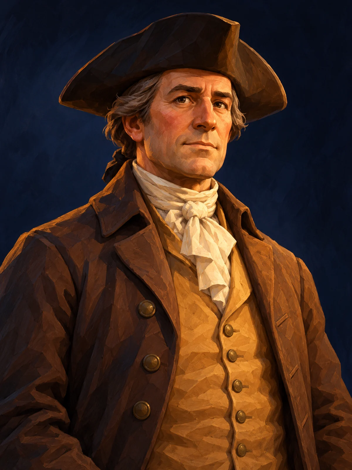 Proposed illustration of Captain John Parker.