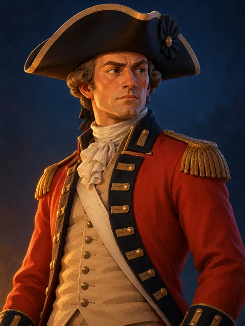 Proposed illustration of Major Edward Mitchell.