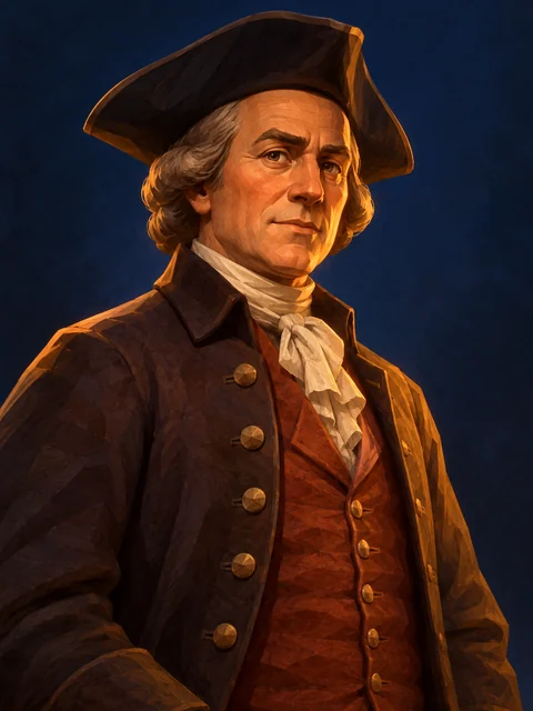 Proposed illustration of Samuel Adams.