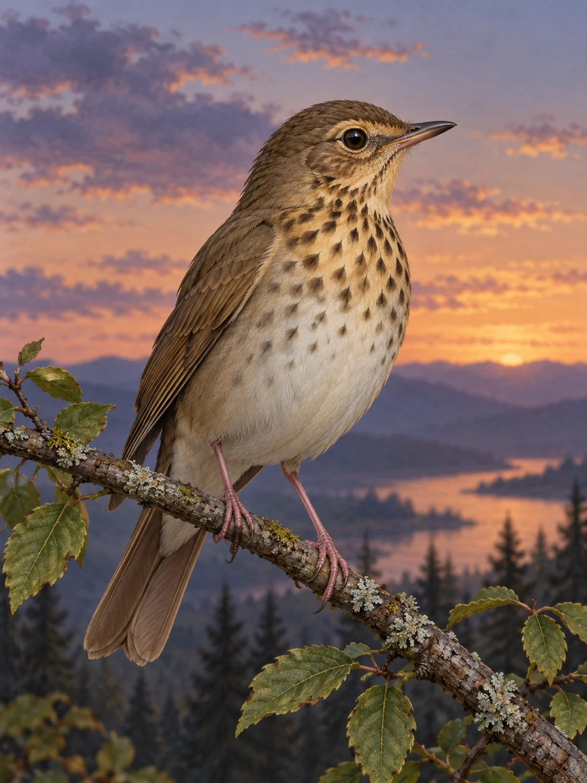 Proposed illustration of Swainson’s thrush.
