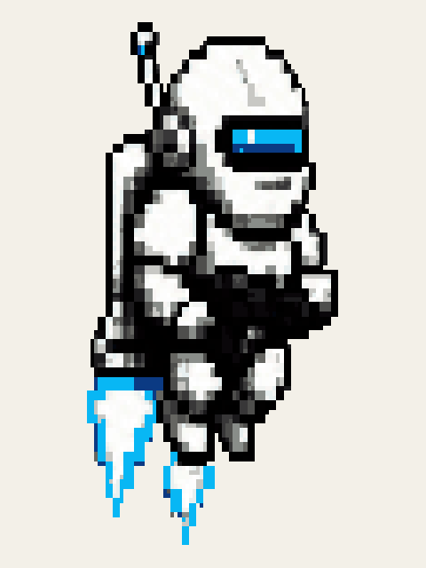 Jet Trooper in the original game's character animation lab.