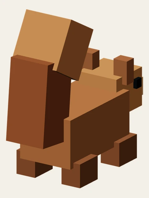 Wild Squirrel in the original game's character animation lab.