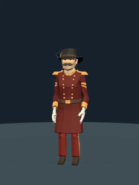 Jack Jouett source-derived portrait.