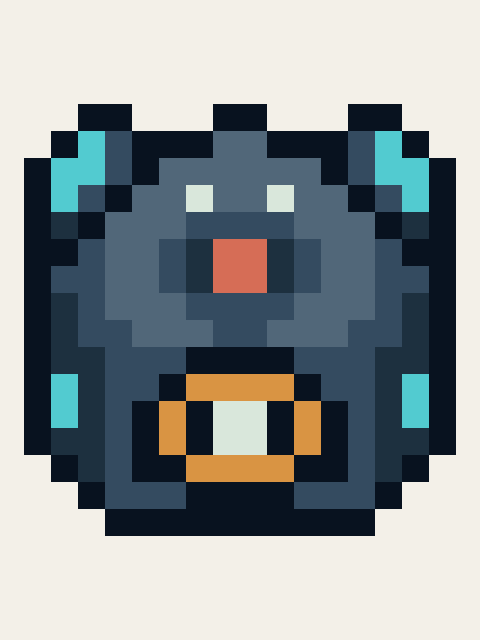 Water sentry in the original project artwork.