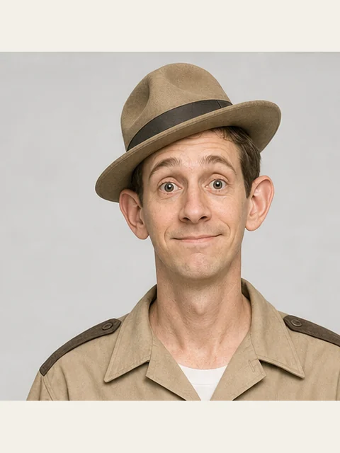Deputy Wade Pruitt in a single portrait panel from the existing character reference.