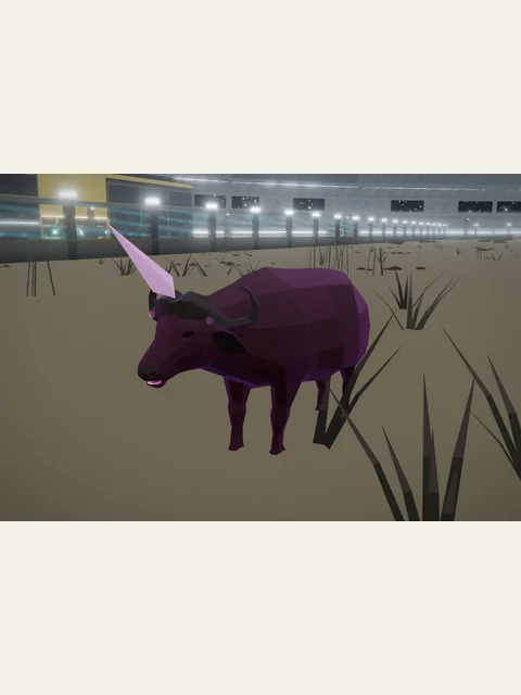 Dusk Buffalo in an existing Starlight Menagerie gameplay image.