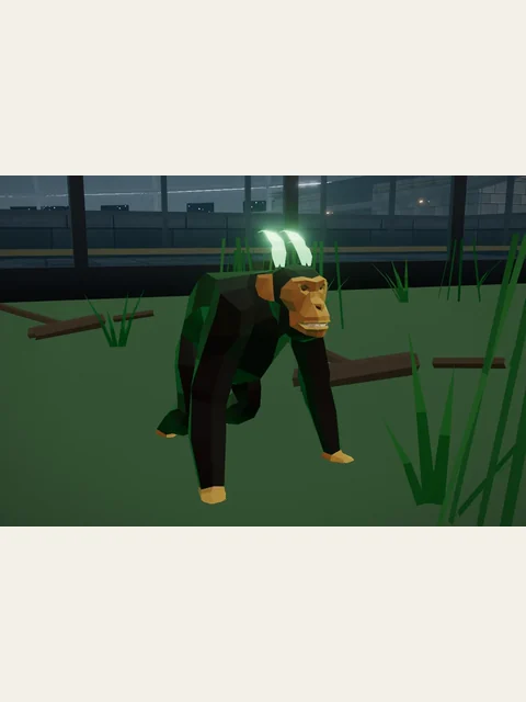 Lantern Chimp in an existing Starlight Menagerie gameplay image.