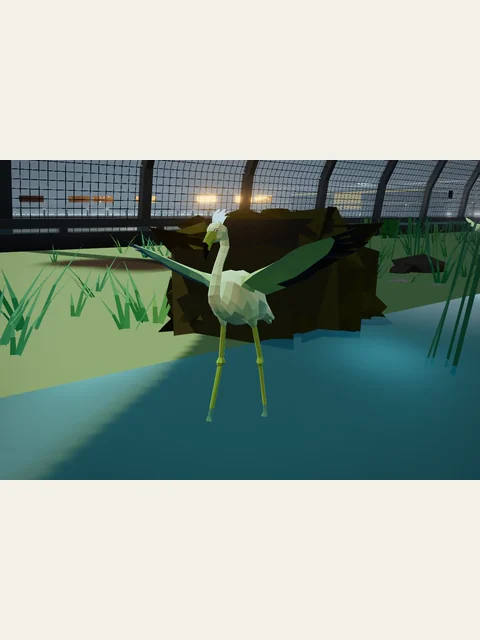 Sunset Flamingo in an existing Starlight Menagerie gameplay image.