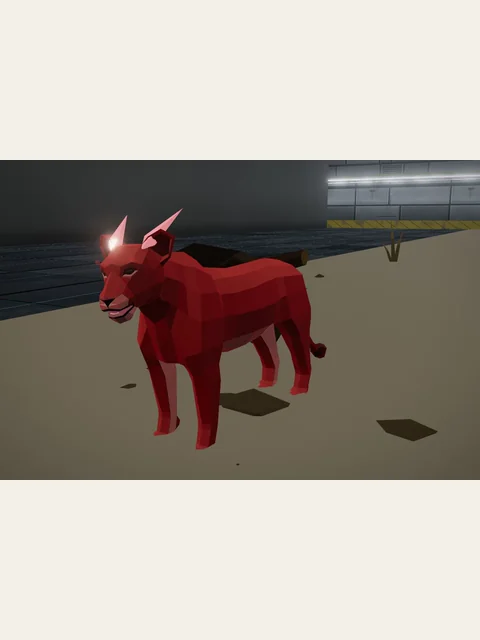 Crown Lioness in an existing Starlight Menagerie gameplay image.