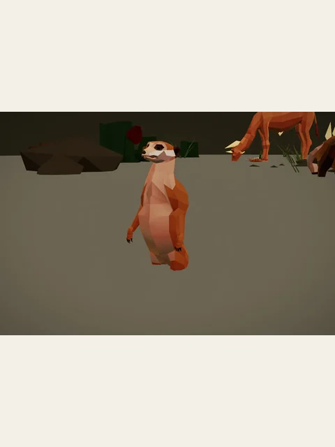 Sentry Meerkat in an existing Starlight Menagerie gameplay image.