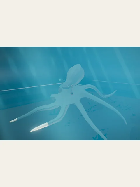 Reef Octopus in an existing Starlight Menagerie gameplay image.