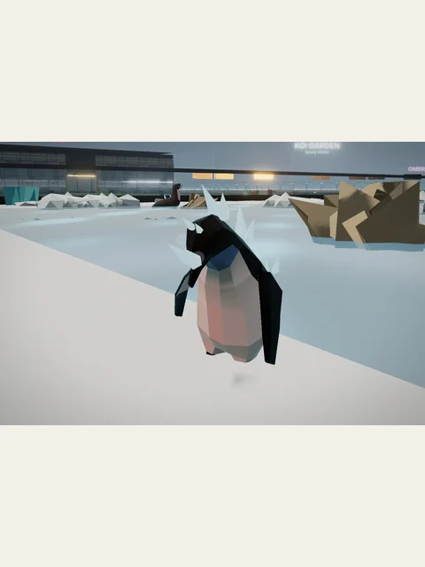 Shard Penguin in an existing Starlight Menagerie gameplay image.