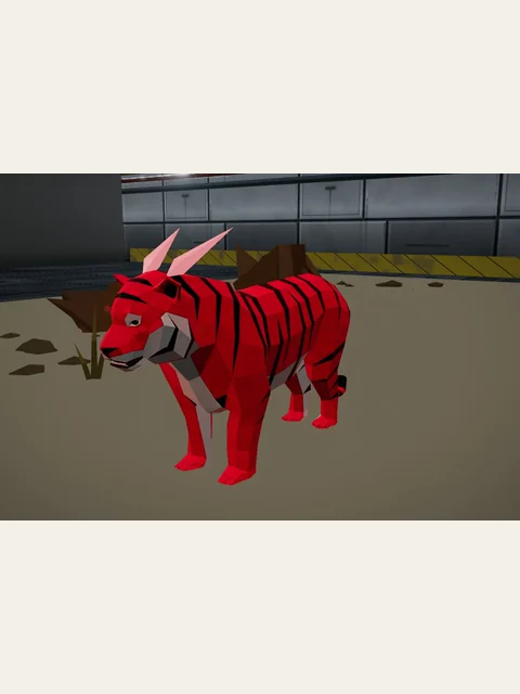 Rakh Tiger in an existing Starlight Menagerie gameplay image.