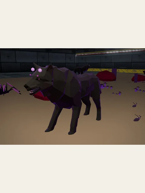 Umbral Wolf in an existing Starlight Menagerie gameplay image.