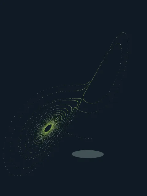 Lorenz constructs source-derived portrait.
