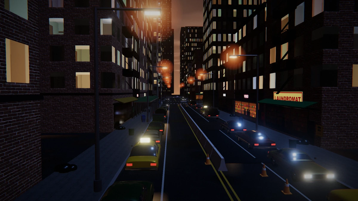Construction Street captured from the game.