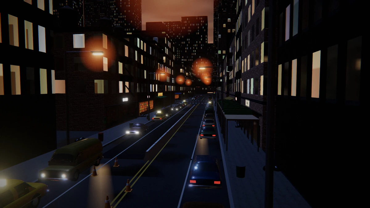 Construction Street captured from the game.