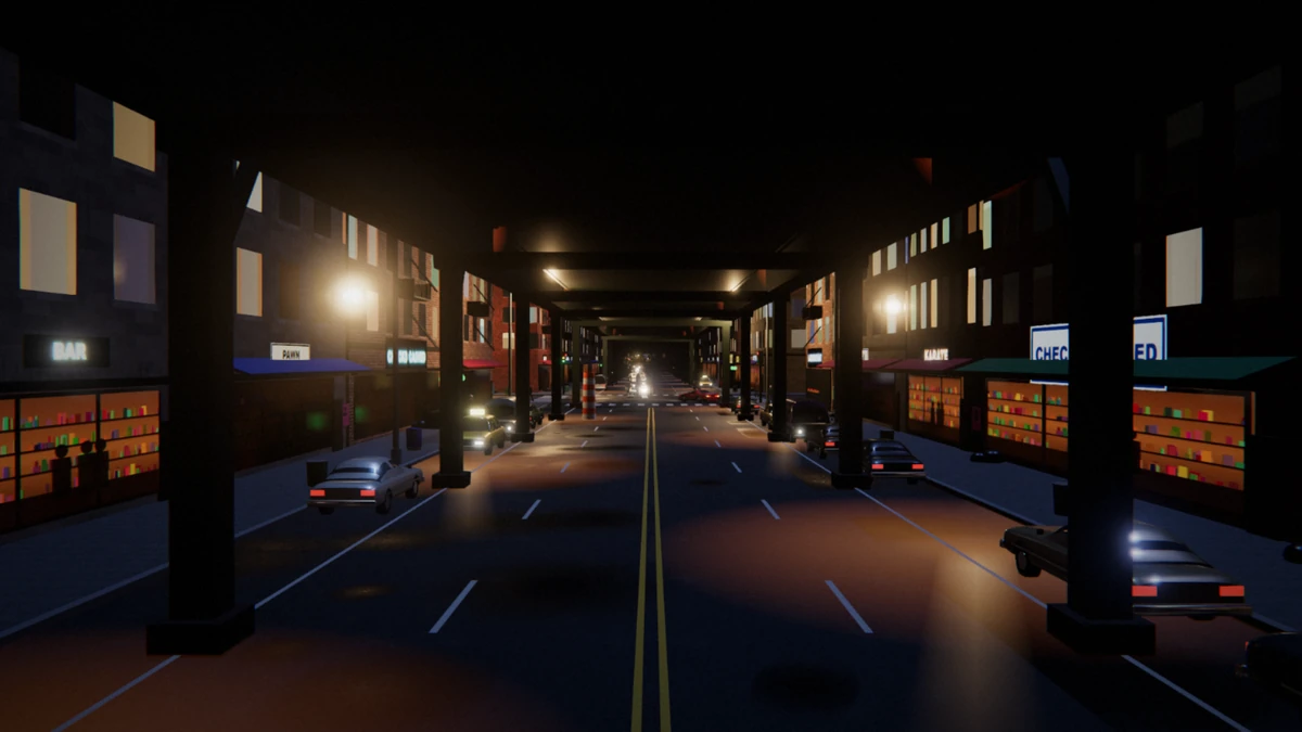 El Avenue captured from the game.