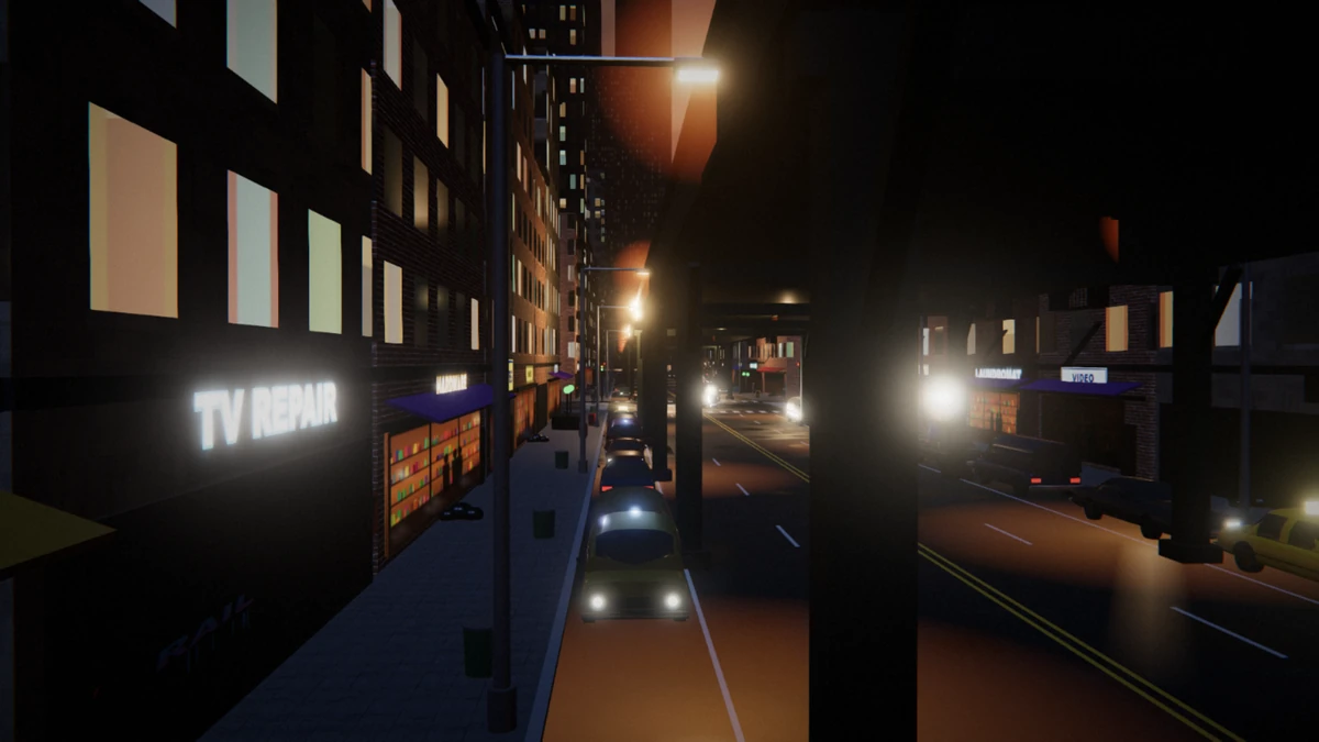 El Avenue captured from the game.