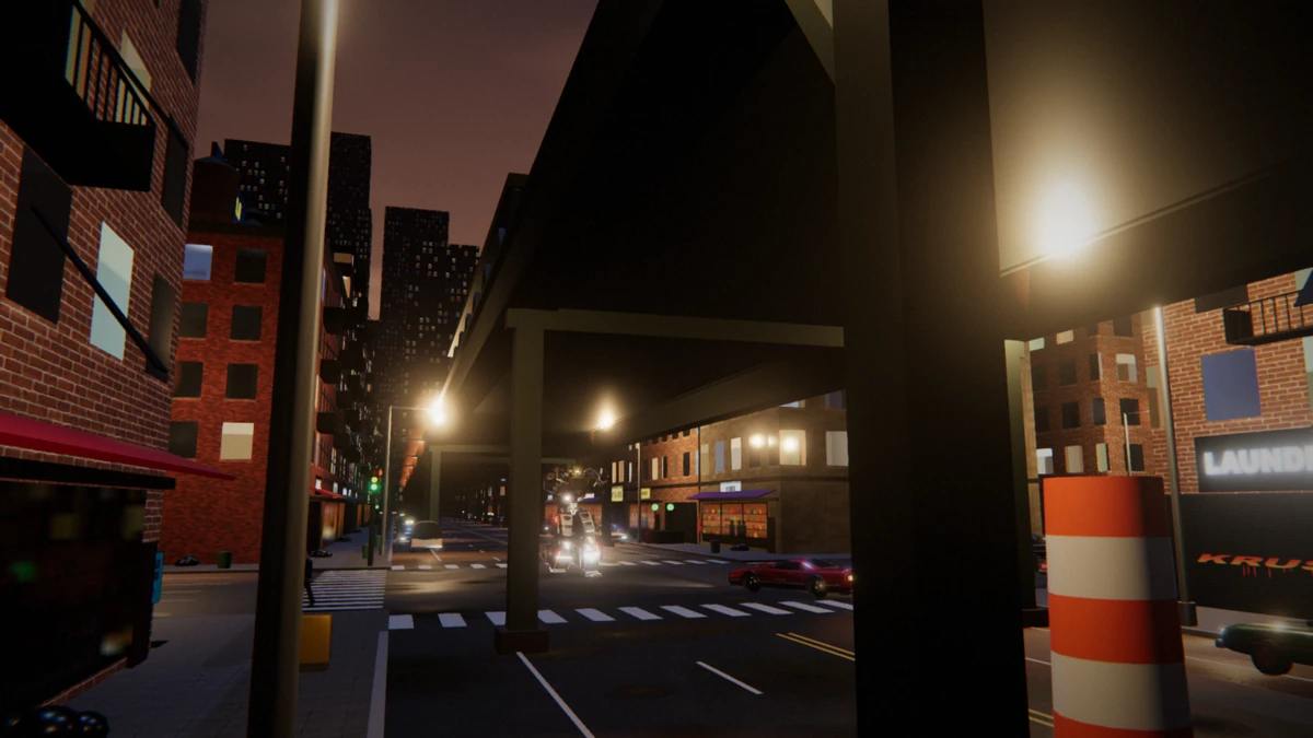 El Avenue captured from the game.