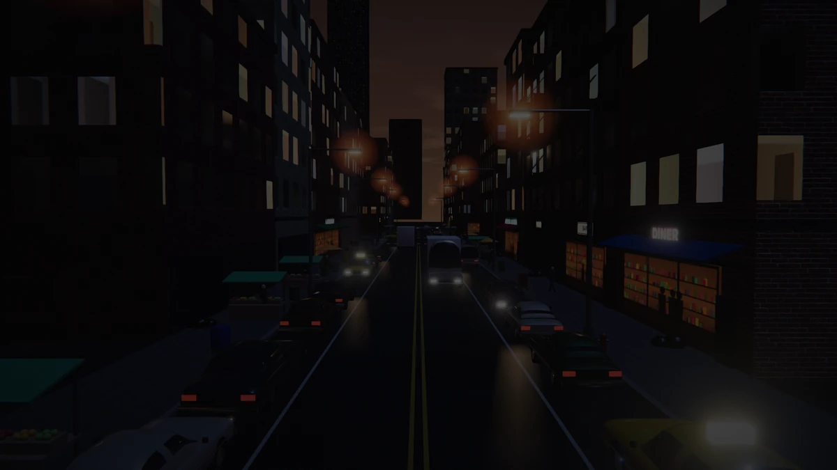 Market Street captured from the game.