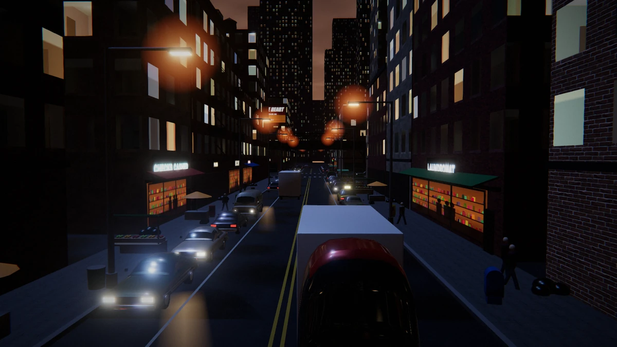Market Street captured from the game.