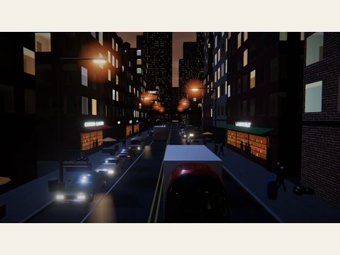 Market Street captured from the game.