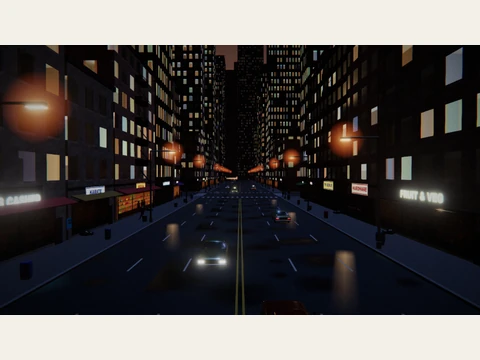 Traffic Avenue captured from the game.
