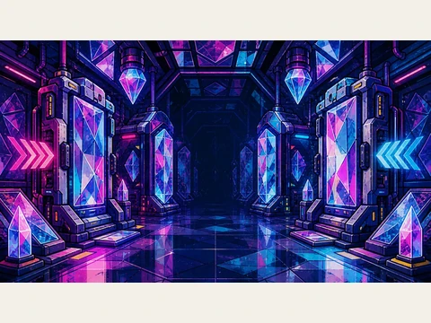Refraction Vault in the native Crime Alert environment artwork.