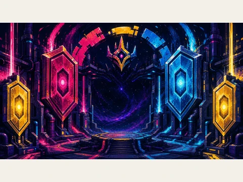 Spectrum Throne Reactor in the native Crime Alert environment artwork.