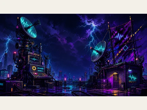 Stormwire Relay in the native Crime Alert environment artwork.