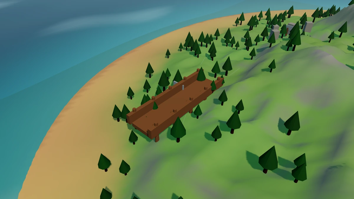 Mangrove Bridge in the Island V2 landscape.