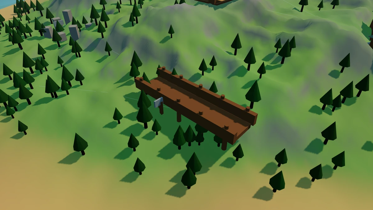 Mangrove Bridge in the Island V2 landscape.