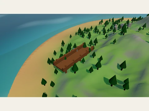 Mangrove Bridge in the Island V2 landscape.