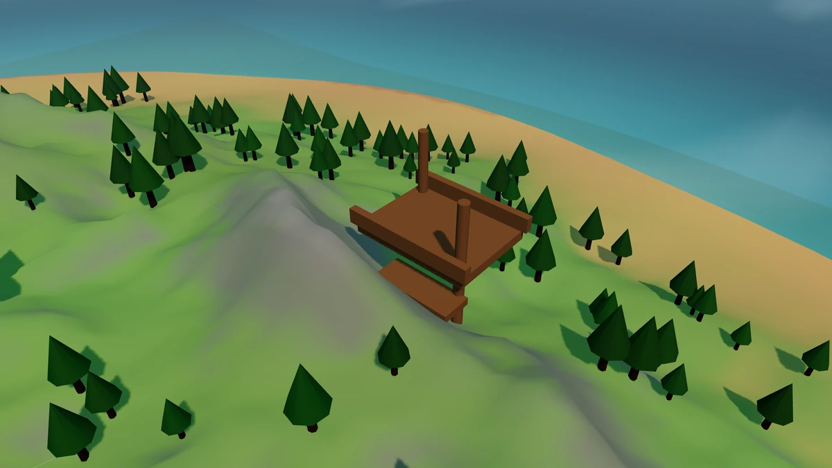 North Lookout in the Island V2 landscape.