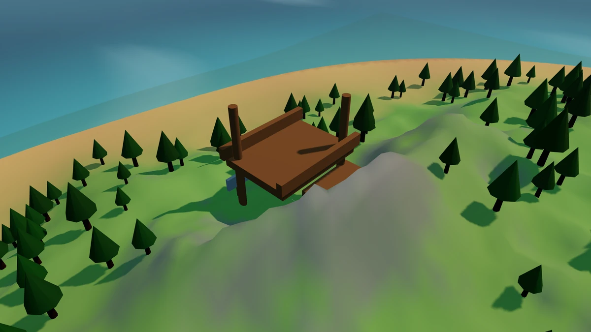 North Lookout in the Island V2 landscape.